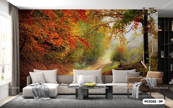  Tranh Dán Tường Phong Cảnh 3D 5D 8D - PC2302 - 09 