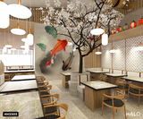  Tranh Dán Tường Nhà Hàng 3D 5D 8D - NH2303 