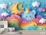  Tranh Dán Tường Phòng Bé 3D 5D 8D  - BB1706 
