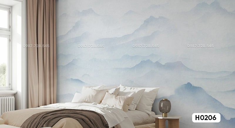  Tranh Dán Tường Núi 3D 5D 8D - H0206 