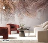  Tranh Dán Tường Lá Cây 3D 5D 8D - H0106 
