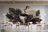  Tranh Dán Tường Coffee 3D 5D 8D - CF2303B 