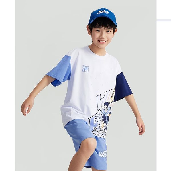Áo phông ngắn tay thể thao thời trang bé trai Anta Kids Get Wild 3524B8107