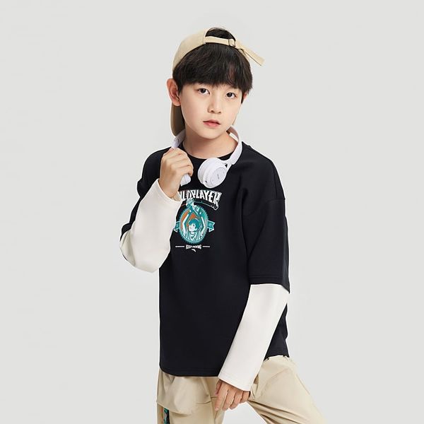 Áo Phông Dài Tay Bé Trai Anta Kids Wildplayer-2P 3524C8401