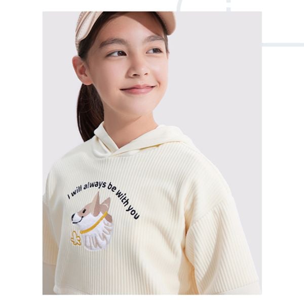 Áo hoodie thời trang bé gái Anta Kids 362248723