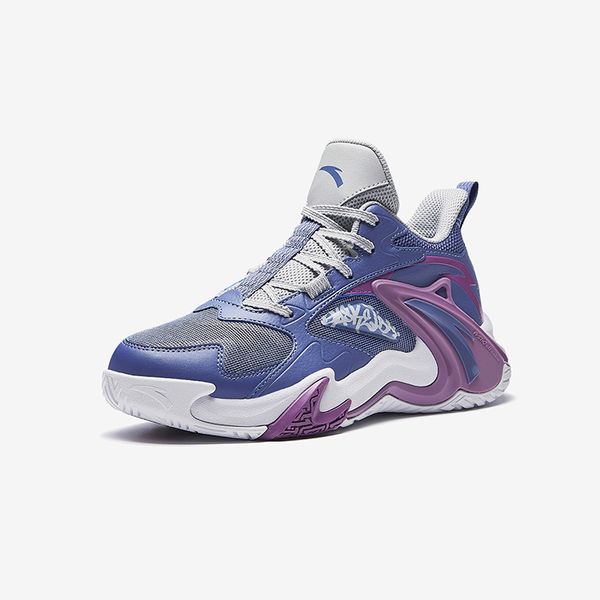 Giày Bóng Rổ Bé Trai Size 33-40 Anta Kids Airspace A125A1107