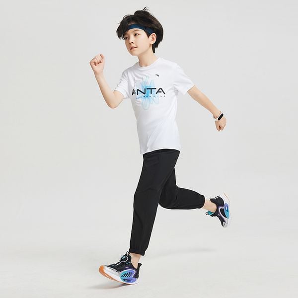 Áo Phông Ngắn Tay Thể Thao Thời Trang Bé Trai Anta Kids Running A3524B5105