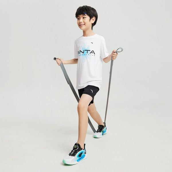 Áo Phông Ngắn Tay Thể Thao Thời Trang Bé Trai Anta Kids Running A3524B5105