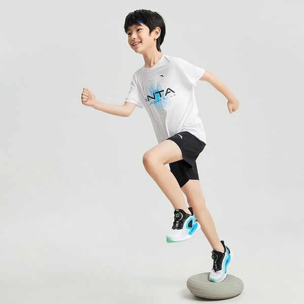 Áo Phông Ngắn Tay Thể Thao Thời Trang Bé Trai Anta Kids Running A3524B5105