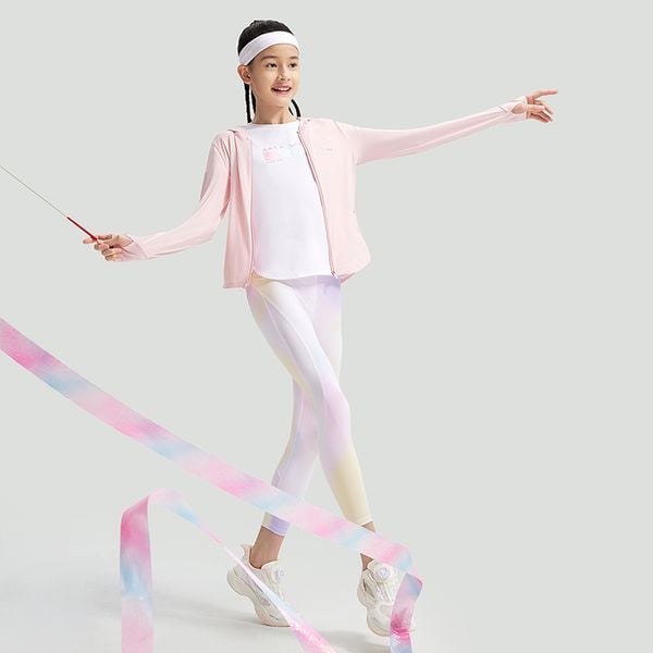 Áo Chống Nắng Thể Dục Dụng Cụ Bé Gái Anta Kids 3624B7603