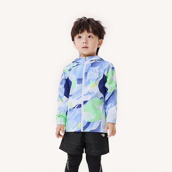 Áo khoác bé trai Running Jacket Anta Kids W352339608