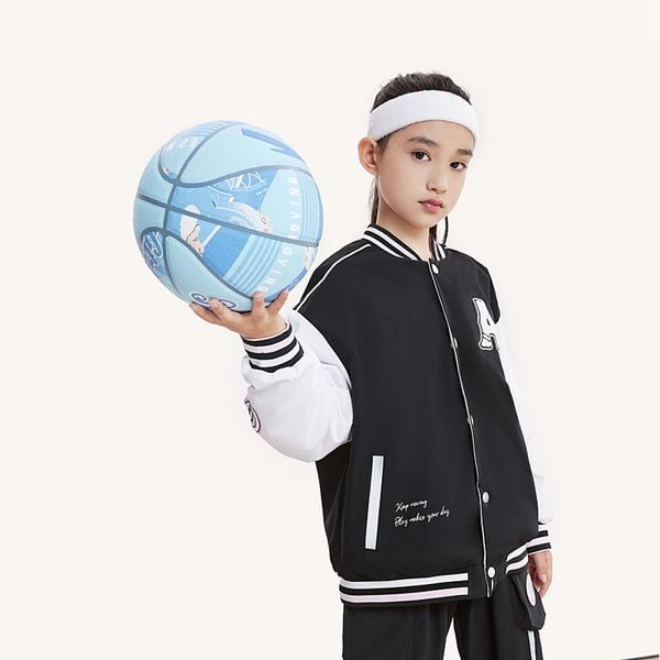 Áo khoác bomber bé gái Basketball Young Girl Anta Kids W362338647