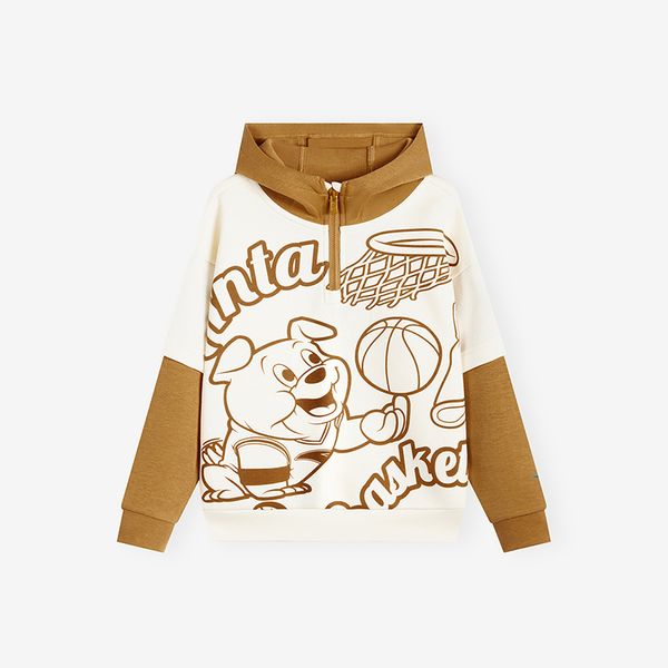 Áo phông dài tay bé trai Sweat Hoodie Anta Kids W352349757