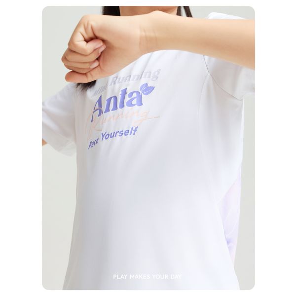 Áo Phông Thể Thao Bé Gái Anta Kids Running 3624B5110