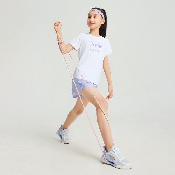 Áo Phông Thể Thao Bé Gái Anta Kids Running 3624B5110