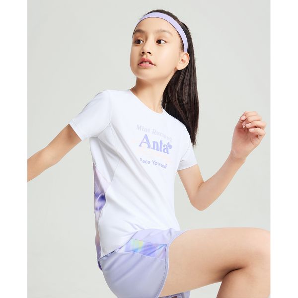Áo Phông Thể Thao Bé Gái Anta Kids Running 3624B5110