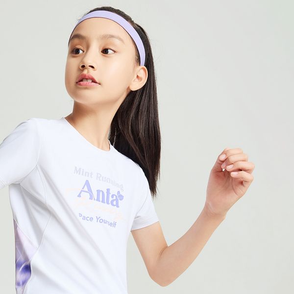 Áo Phông Thể Thao Bé Gái Anta Kids Running 3624B5110