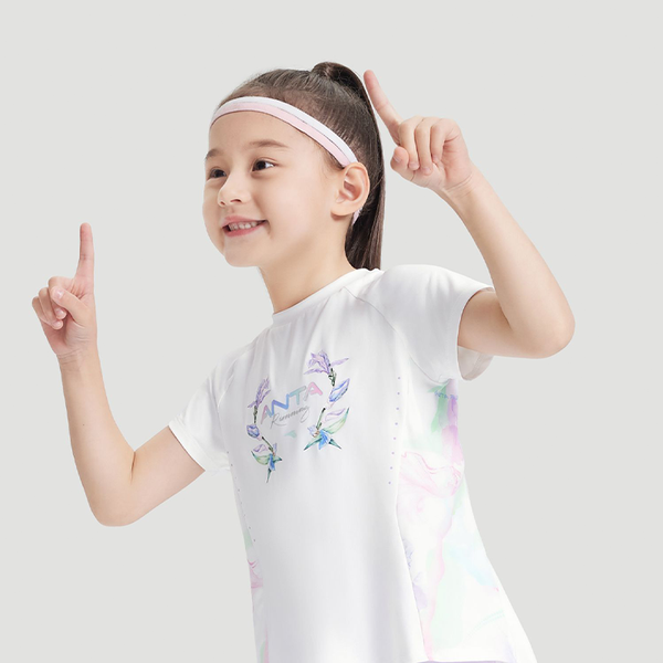 Áo Phông Thể Thao Bé Gái Anta Kids Running 3624B9103