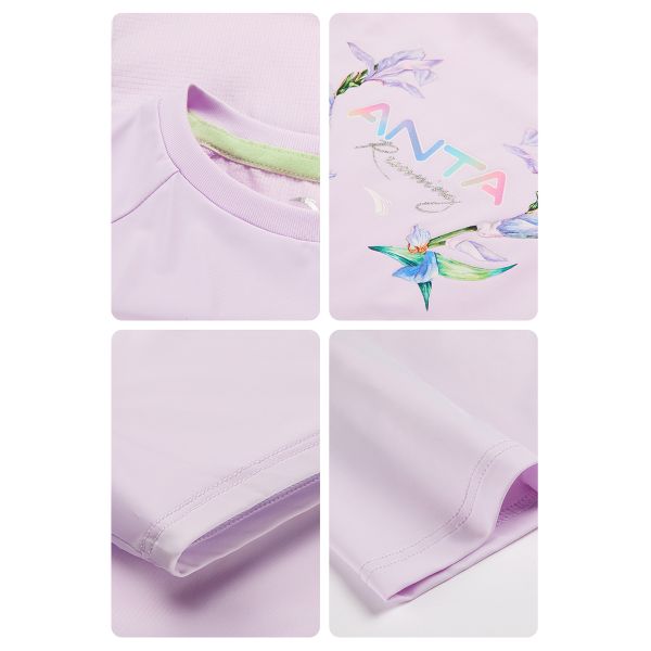 Áo Phông Thể Thao Bé Gái Anta Kids Running 3624B9103