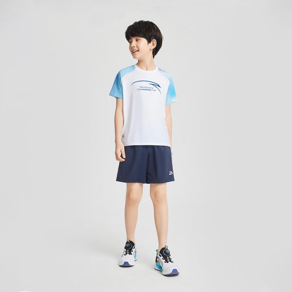 Áo Phông Thể Thao Bé Trai Anta Kids Running 3524B5105