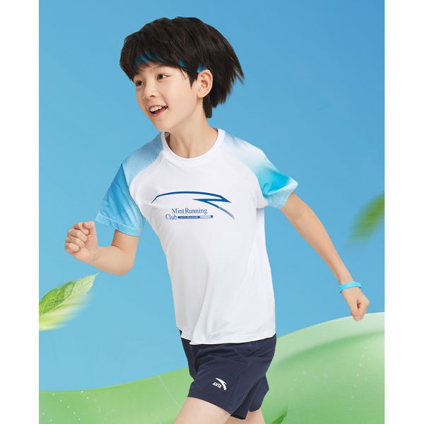 Áo Phông Thể Thao Bé Trai Anta Kids Running 3524B5105