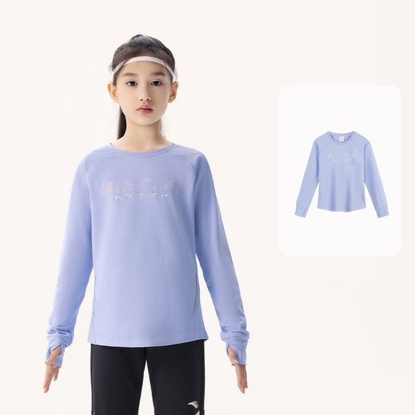 Áo sweater bé gái Running Girl Anta Kids W362335702