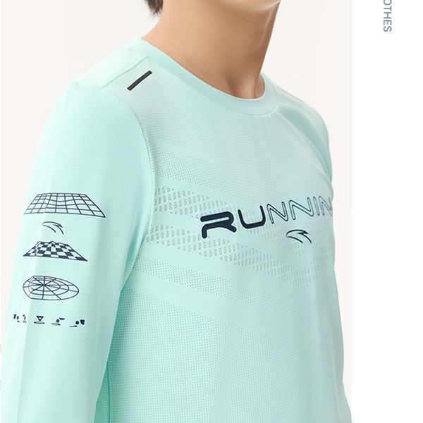 Áo Thun Dài Tay Bé Trai Ls Tee Running Anta Kids W352335433