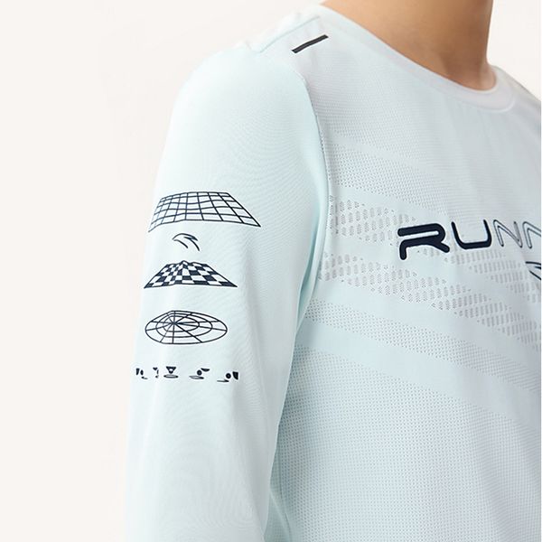 Áo Thun Dài Tay Bé Trai Ls Tee Running Anta Kids W352335433