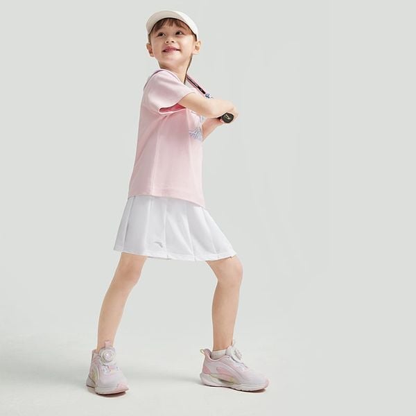 Chân váy thể thao bé gái Anta Kids Badminton 3624B9711