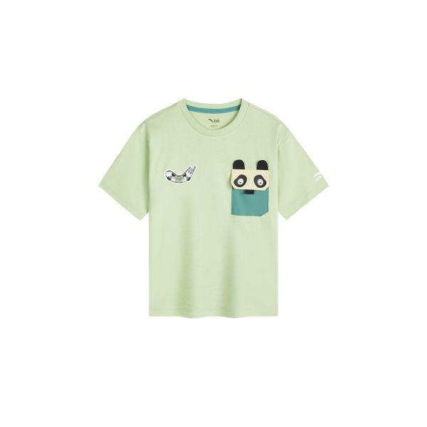 Áo Phông Ngắn Tay Thể Thao Thời Trang Bé Trai Anta Kids Skate 3524B9116