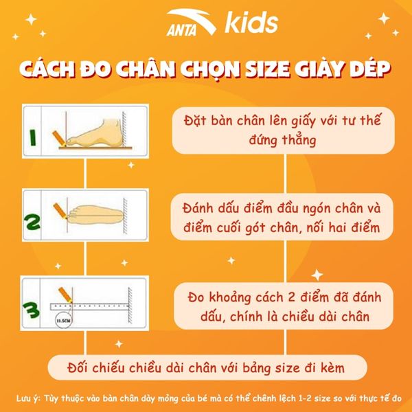 Giày đế bằng bé gái size 33-38 Anta Kids 322248001