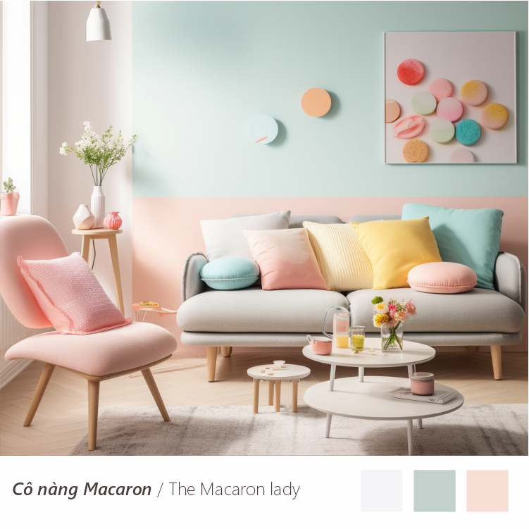 Cô nàng Macaron | The Macaron lady | Sơn trải nghiệm– Loho House