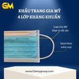  Khẩu trang y tế 4 lớp kháng khuẩn Gia Mỹ 