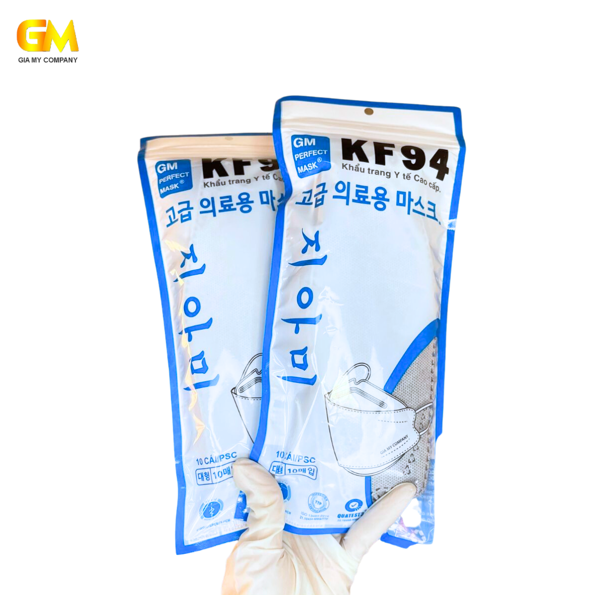  Khẩu trang 4D KF94 tiêu chuẩn Gia Mỹ 