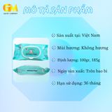  Khăn ướt cao cấp GM 100gram không hương 