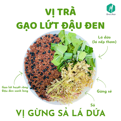  [Trà Túi Lọc] - Trà Gạo Lứt Đậu Đen Meoly's Nature- Thanh Lọc Giải Nhiệt, Thon Gọn, Lợi Sữa​​​​​​​, Detox Không Chất Bảo Quản 
