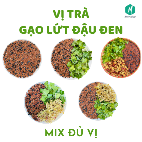  [Trà Túi Lọc] - Trà Gạo Lứt Đậu Đen Meoly's Nature- Thanh Lọc Giải Nhiệt, Thon Gọn, Lợi Sữa​​​​​​​, Detox Không Chất Bảo Quản 