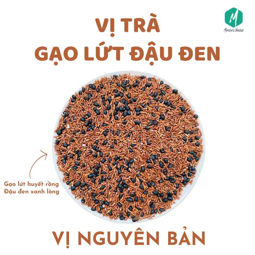  [Trà Theo Ký] - Trà Gạo Lứt Đậu Đen Meoly's Nature- Thanh Lọc Giải Nhiệt, Thon Gọn, Lợi Sữa​​​​​​​, Detox, Không Chất Bảo Quản 