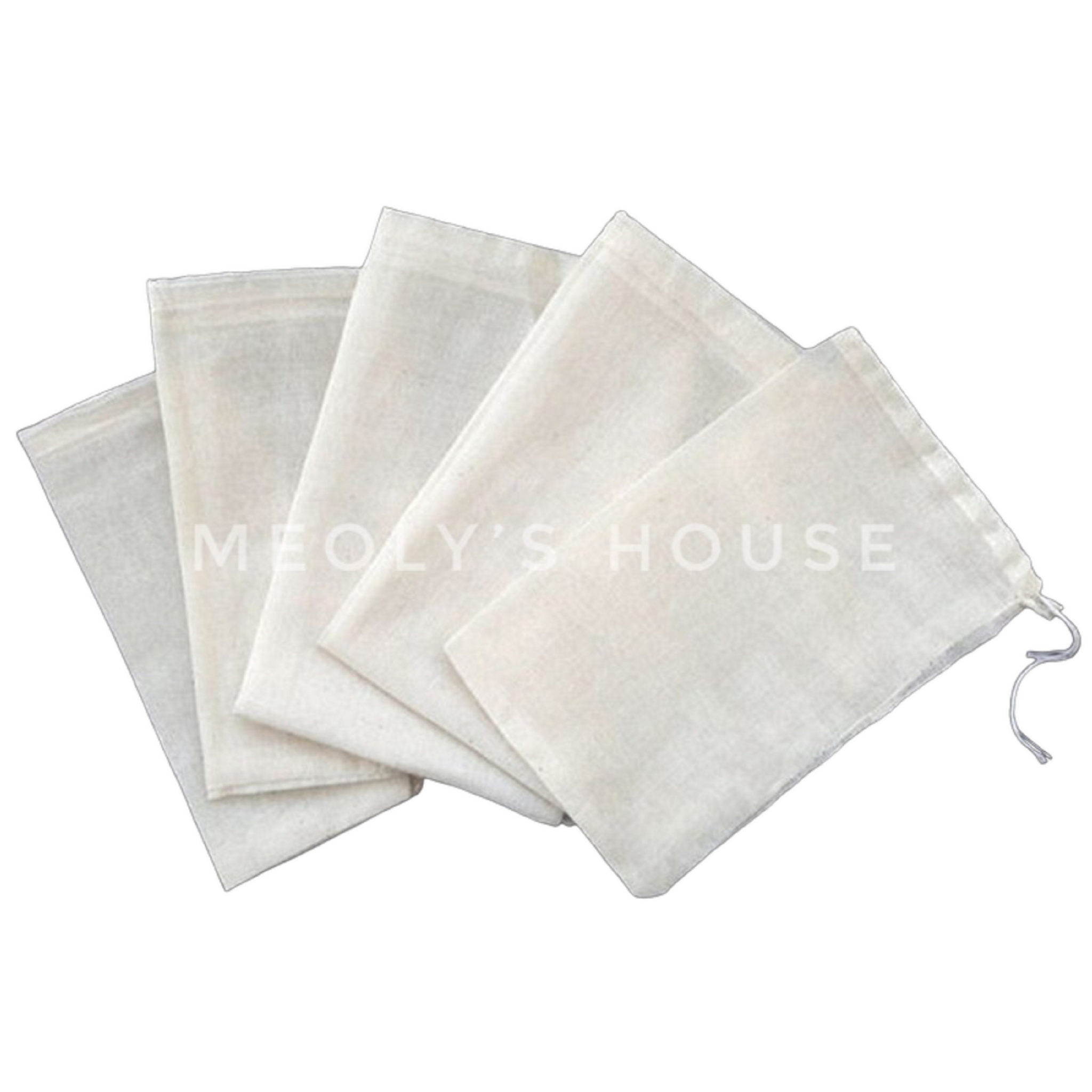  Combo 5 túi lọc vải dùng nhiều lần size 10x15cm 