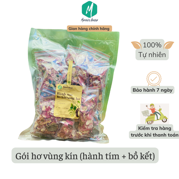  Hành tím, bồ kết xông hơ 