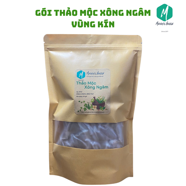  20 Túi Thảo Mộc Xông Ngâm Vùng Kín Dạng Túi Lọc - Giảm Thâm Se Khít Chống Viêm 
