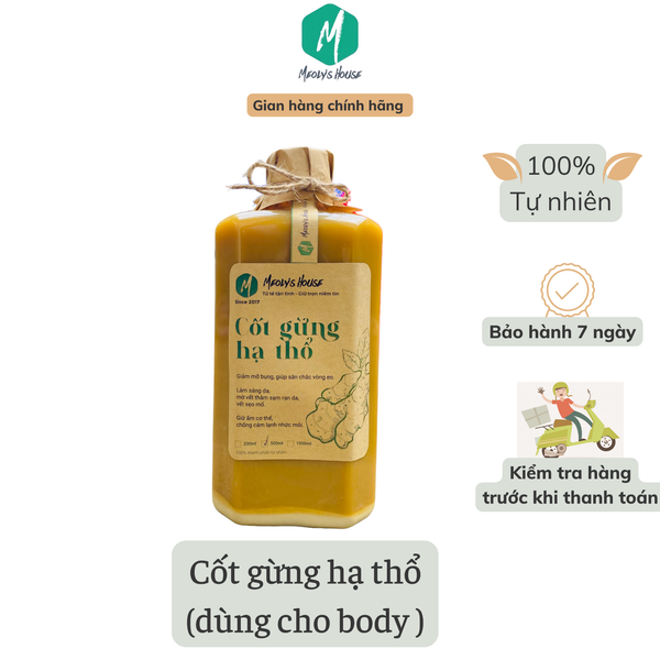  Cốt gừng hạ thổ (dùng cho body) 