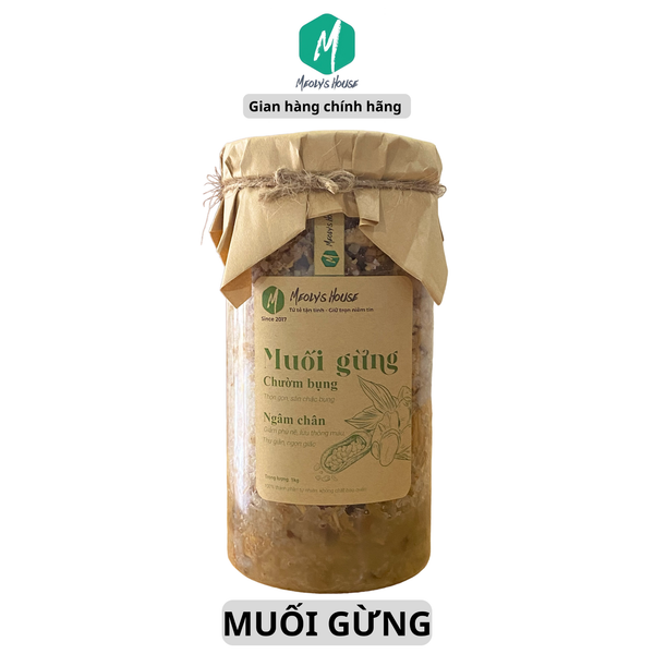  Muối gừng (chườm bụng, ngâm chân) 