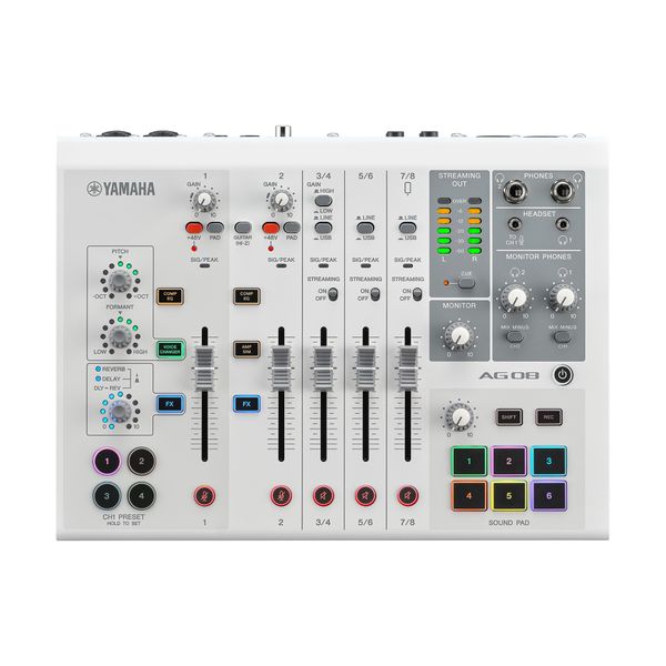 Mixer Livestream Yamaha AG08 - Bàn trộn 8 kênh Yamaha AG 08