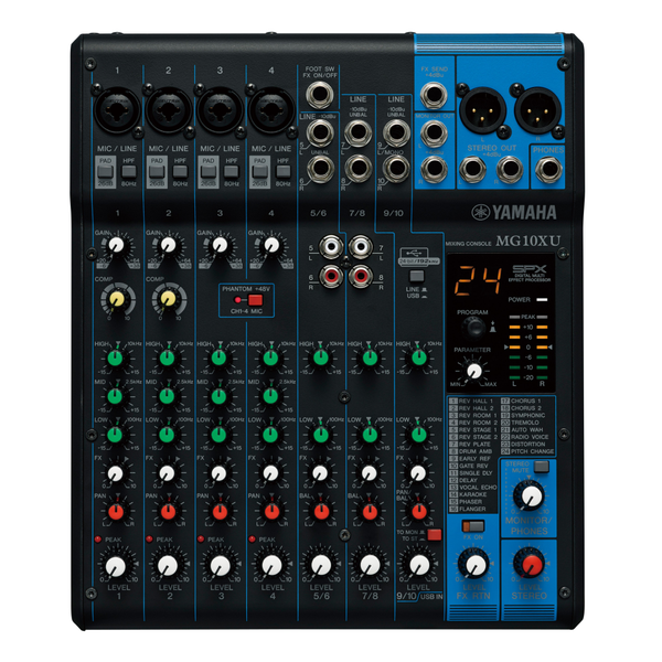 Mixer Yamaha MG10XU - Bàn Trộn Tín Hiệu Analog Yamaha MG10XU