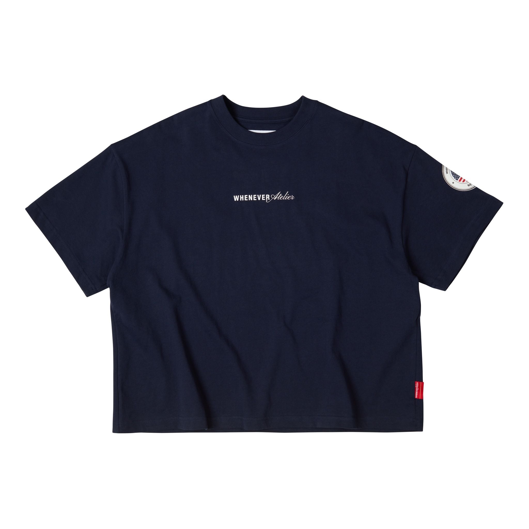 “WHENEVER” W BASIC T-SHIRT