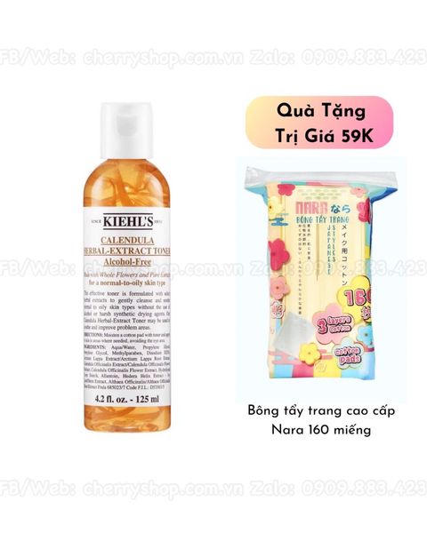 Nước Cân Bằng Hoa Cúc Calendula Herbal Extract Alcohol-Free Toner 250ml