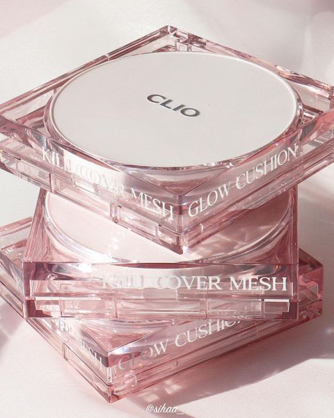 Phấn Nước Che Phủ Căng Mướt Da CLIO Kill Cover Mesh Glow Cushion SPF50 (Kèm lõi thay thế)