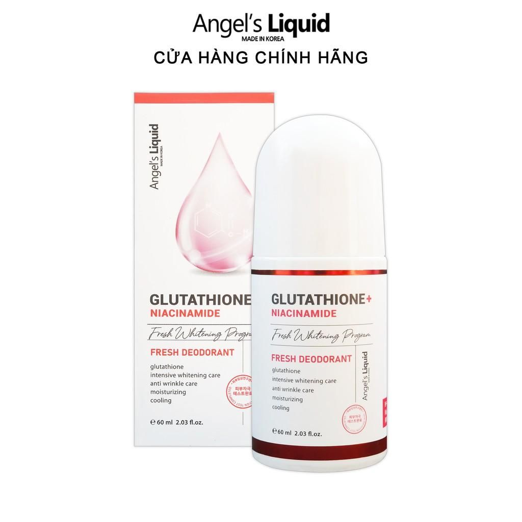 Lăn Khử Mùi Glutathione Niacinamide Fresh Deodorant Lăn Trị Thâm Dưỡng Trắng Angel's Liquid Glutathione Plus