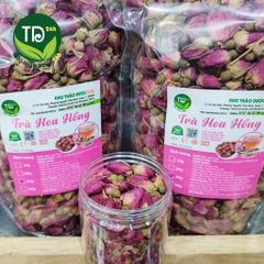 Trà hoa hồng tự nhiên, ngừa lão hóa da, giảm đau bụng kinh, tốt cho tiêu hóa, giảm stress | Kho thảo dược 24h